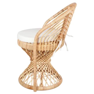 mobiliario-contract-silla rattan natural con cojin ROXY 2
